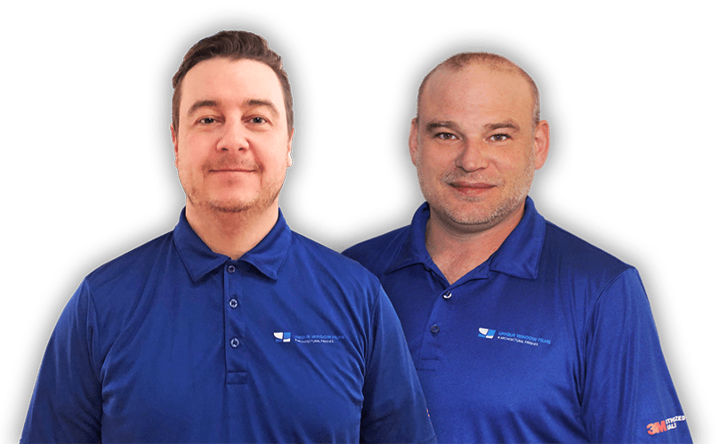 Jonathan and Ian of Unique Window Films, Authorized 3M Dealer/Applicator